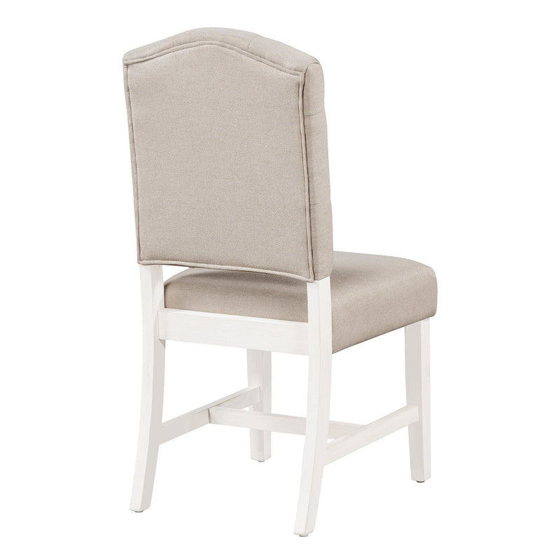 TREXM Retro Style Dining Chair Set with 4 Upholstered Chairs, photo 9 of 10