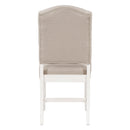 TREXM Retro Style Dining Chair Set with 4 Upholstered Chairs