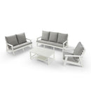 HIPS All-Weather Outdoor Single Sofa With Cushion