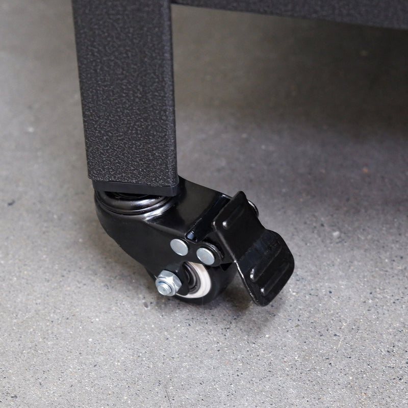 72"H Heavy Duty Storage Shelves Adjustable 5-Tier Metal Shelving Unit with Wheels for 1750LBS Load Kitchen, Garage, Pantry, and More