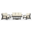 HIPS 3 Seater Outdoor Garden Sofa with Cushion