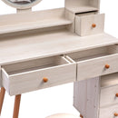 CRAZY ELF Stylish Vanity Table + Cushioned Stool