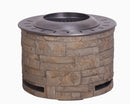Smokeless Firepit with Wood Pellet/Twig/Wood as The Fuel for Garden & Outdoor