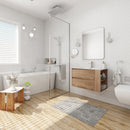 30" Wall Mount Bathroom Vanity With Gel Sink