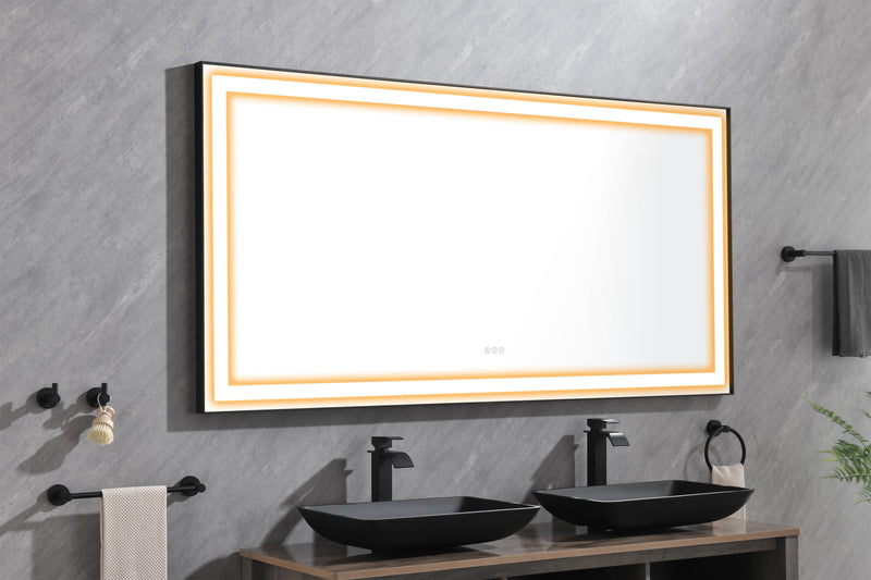 72 in. W x 36 in. H Bathroom Mirror, photo 3 of 6