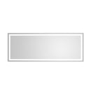 Framed LED Single Bathroom Vanity Mirror
