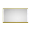 Oversized Rectangular Framed LED Mirror