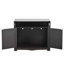 Litter Box Enclosure - Cat Litter Box Furniture with Hidden Plug
