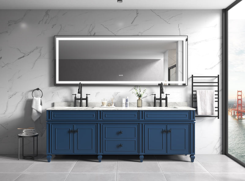 Framed LED Single Bathroom Vanity Mirror, photo 3 of 9