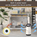Litter Box Enclosure - Cat Litter Box Furniture with Hidden Plug