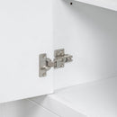 36" Bathroom Vanity without Sink, Cabinet Base Only, Six Drawers, Multi-Functional Drawer Divider, Adjustable Shelf, White