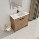 36" Freestanding Bathroom Vanity with Integrated Sink
