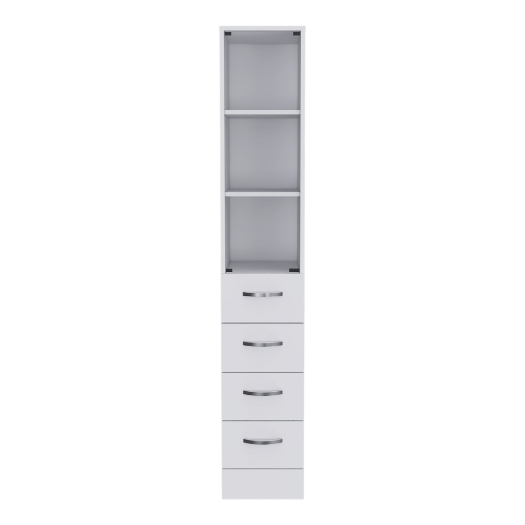 Linen Cabinet Artic, Three Shelves, Single Door, photo 5 of 9