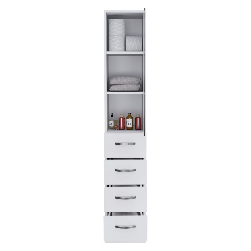 Linen Cabinet Artic, Three Shelves, Single Door, photo 6 of 9