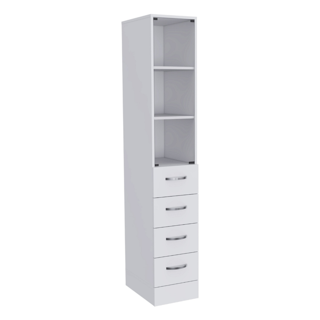 Linen Cabinet Artic, Three Shelves, Single Door, photo 7 of 9
