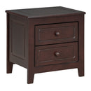 2-Drawer Nightstand for Bedroom
