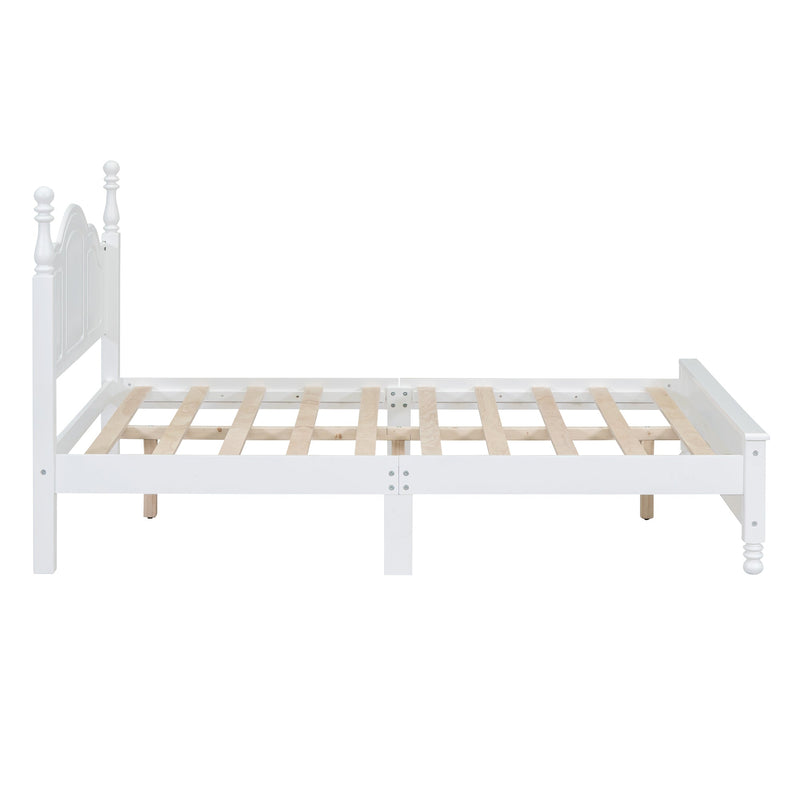 Full Size Wood Platform Bed Frame, photo 5 of 10