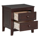 2-Drawer Nightstand for Bedroom