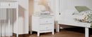 2-Drawer Nightstand for Bedroom