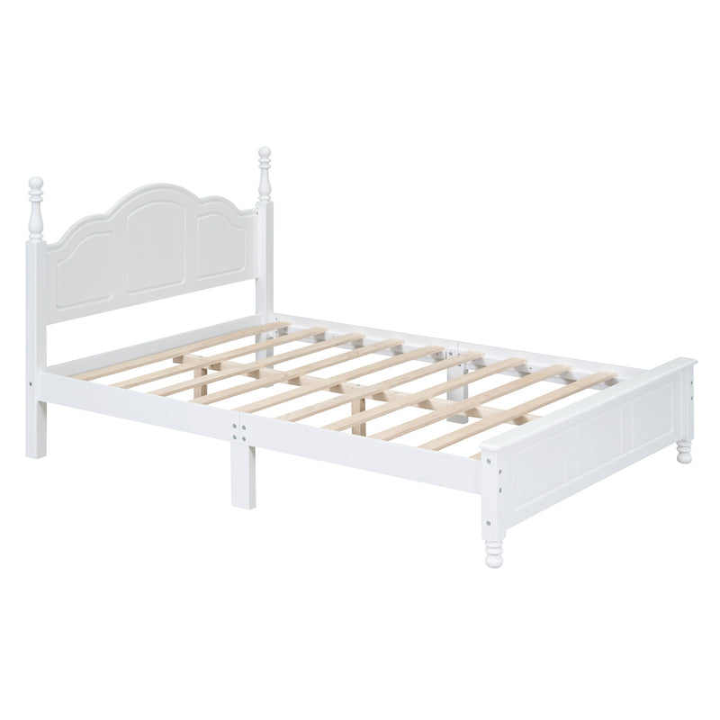 Full Size Wood Platform Bed Frame, photo 4 of 10