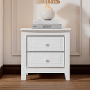 2-Drawer Nightstand for Bedroom