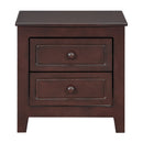 2-Drawer Nightstand for Bedroom