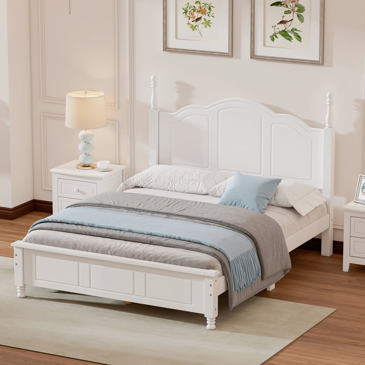 Full Size Wood Platform Bed Frame, photo 2 of 10