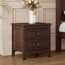 2-Drawer Nightstand for Bedroom