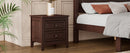 2-Drawer Nightstand for Bedroom