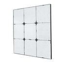 36x36" Traditional Decor Style Antique Glass Panel Mirror