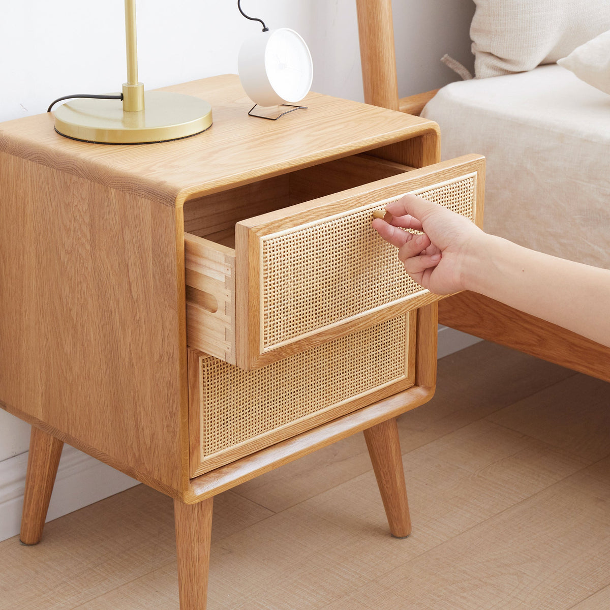 Pure Solid Wood Bedside Cabinet, photo 5 of 8
