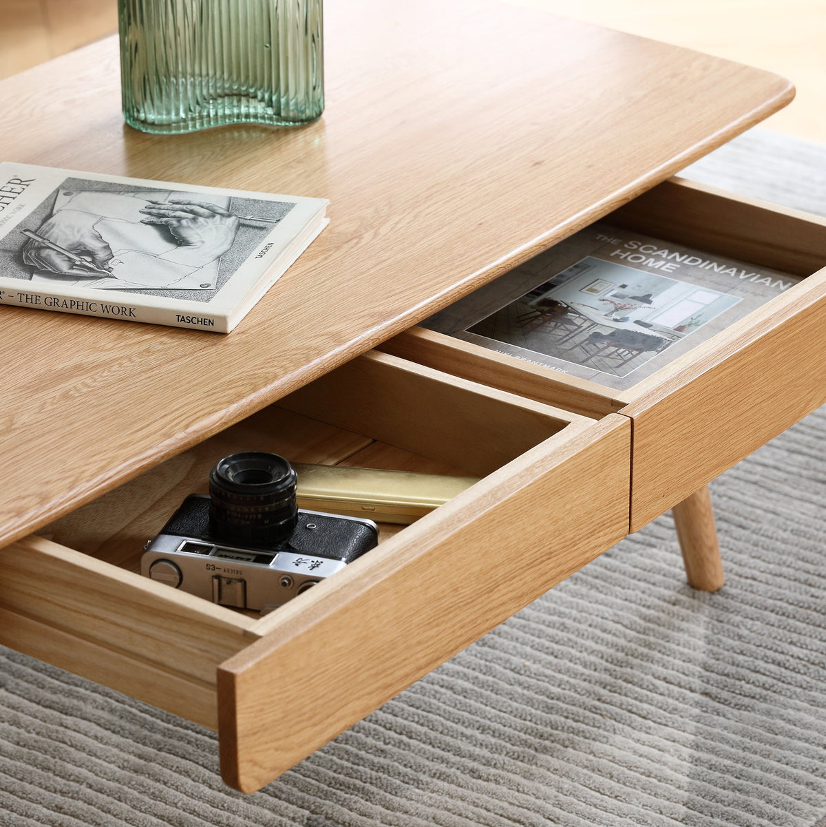 Solid Wood Center Coffee Table with Storage, photo 7 of 10