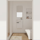 Soft Close Doors Bathroom Vanity With Sink, 16 Inch