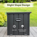 160 Gallon Outdoor Storage Deck Box Waterproof, Large Patio Storage Bin by HouseOfZazla