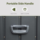 150 Gallon Outdoor Storage Deck Box - Waterproof and Lockable