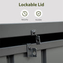 150 Gallon Outdoor Storage Deck Box - Waterproof and Lockable