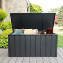 150 Gallon Outdoor Storage Deck Box - Waterproof and Lockable