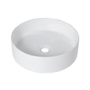 Ceramic Round Above Counter Bathroom Vessel Sink by HouseOfZazla