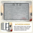 36x30 Inch Glossy Bathroom Mirror