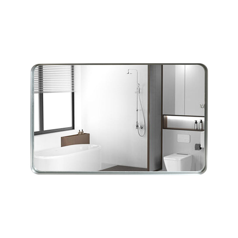 36x30 Inch Glossy Brushed Bathroom Mirror, photo 4 of 10