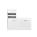 Combination Model Gate Cabinet with Shoe Cabinet & Hang Shelf