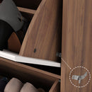 3 Tier Shoe Storage Cabinet with Draders for Entryway,Bedroom,Flip Door Design Shoe Cabinet