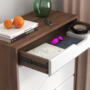 3 Tier Shoe Storage Cabinet with Draders for Entryway,Bedroom,Flip Door Design Shoe Cabinet