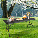 6ft Folding Table - Portable Plastic Table for Camping and Picnics
