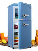 3.5 Cu.Ft Compact Refrigerator - Retro Mini Fridge with Freezer