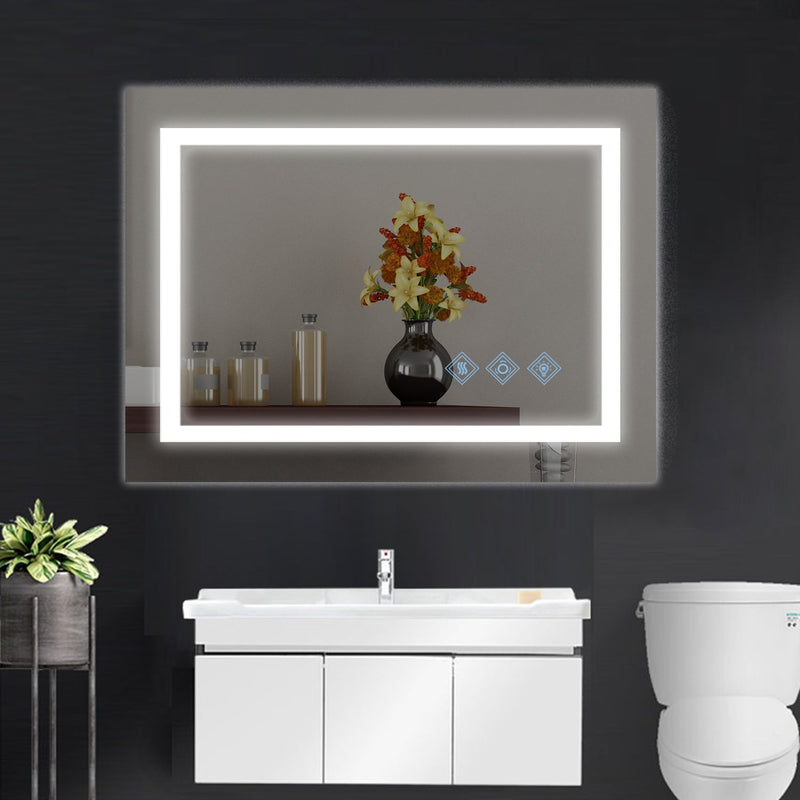 48x36 Inch LED Bathroom Mirror, photo 9 of 10