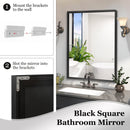 36x30 Inch Glossy Bathroom Mirror