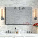 36x24 Inch Bathroom Mirror with Beveled Edge