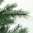 HOMCOM 6Ft Tall Prelit Artificial Christmas Tree Holiday Décor