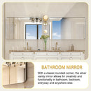 40x30 Inch Brushed Bathroom Mirror